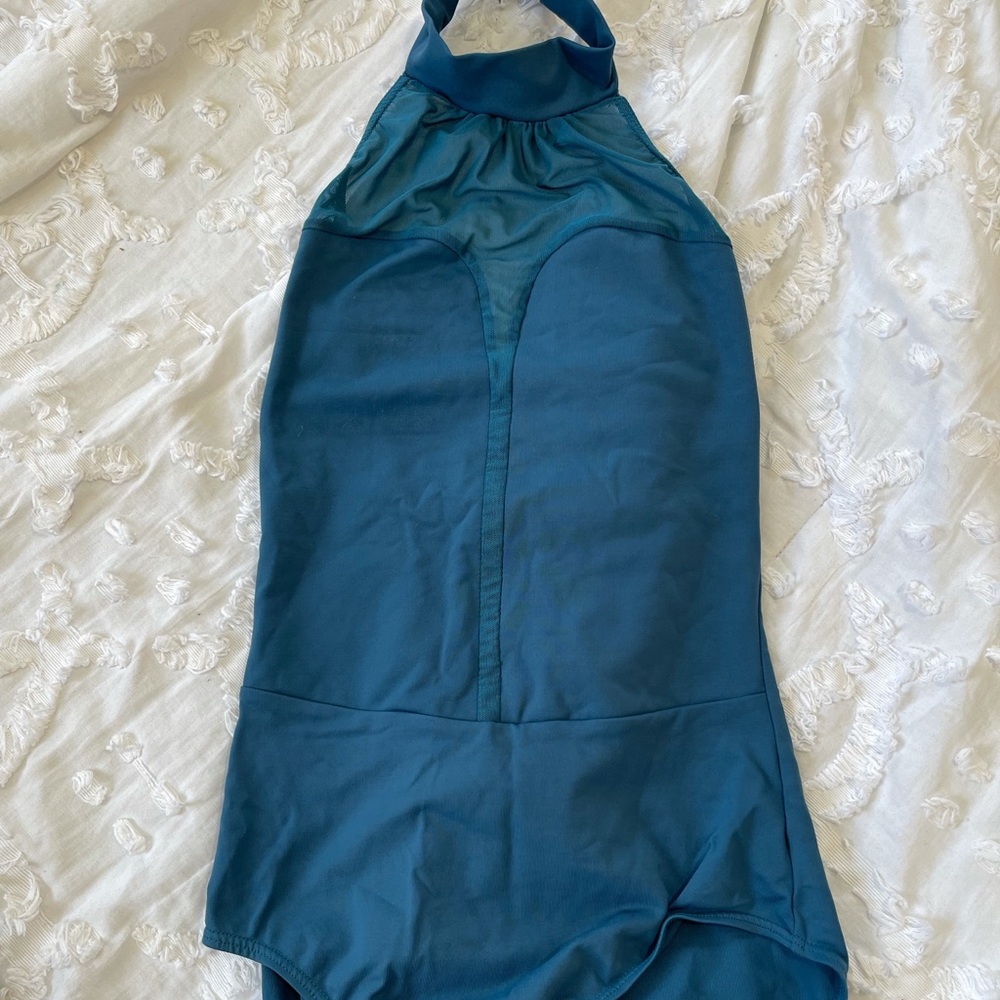 GORGEOUS MESH HALTER LEOTARD